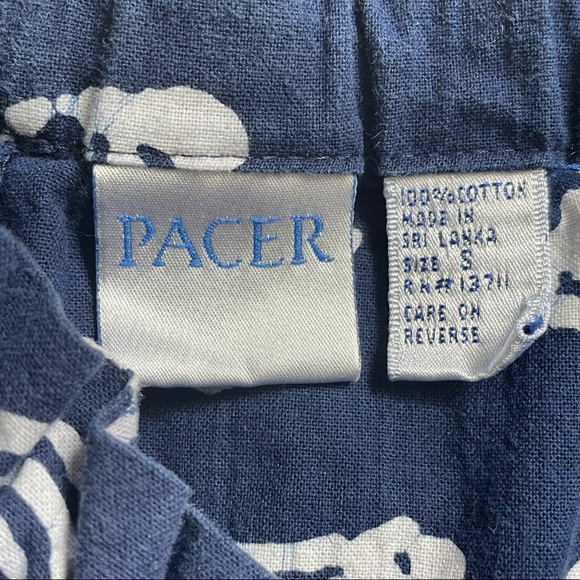 Pacer VTG ‘90s Cotton Paper Bag Shell Print High Rise Mom Short Women's Small - Picture 4 of 5